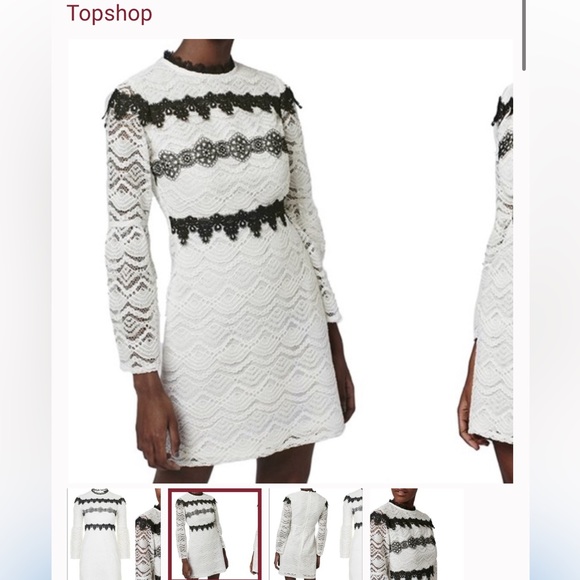 Topshop Dresses & Skirts - TOPSHOP lace dress just perfect Russian Doll